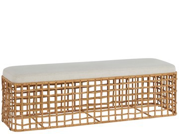 Rattan Bench