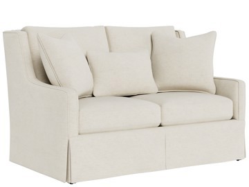 Hudson Skirted Loveseat - Special Order