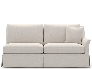 Henri Skirted Loveseat RAF - Special Order
