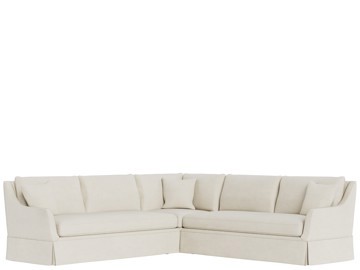 Henri Skirted Sectional - Special Order