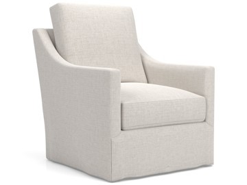 Asher Slipcover Tall Swivel Chair - Special Order