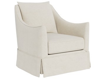 Portia Skirted Swivel Chair - Special Order