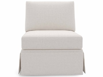 Madison Skirted Armless Chair - Special Order