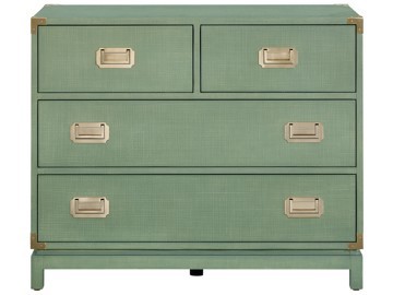 Cypress Linen Campaign Chest
