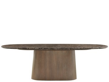 Dark Emperador Dining Table