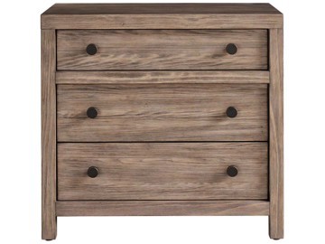 Boulder Three Drawer Nightstand