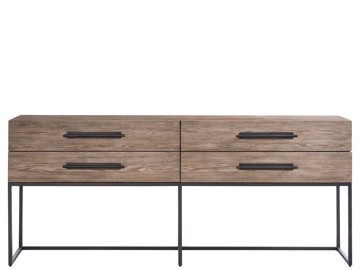 Boulder Metal Base Console